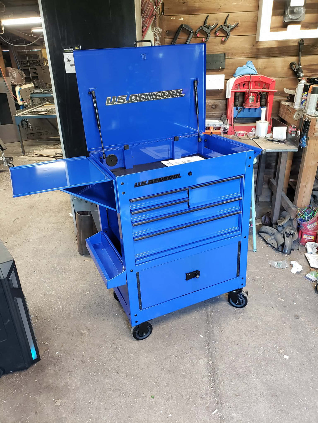 5-Drawer US General Tool Chest Enclosure Add-On Kit
